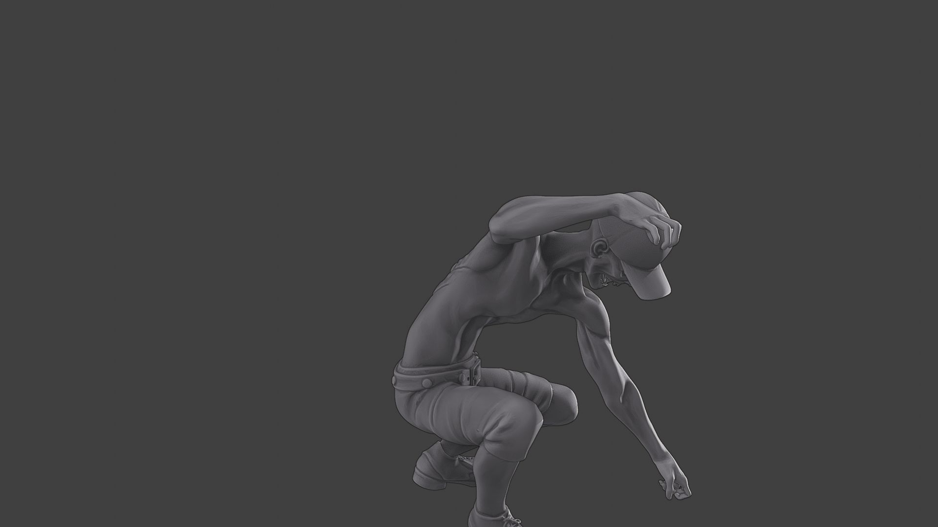 Casual Zombie CZ3 0008 3D print model_30