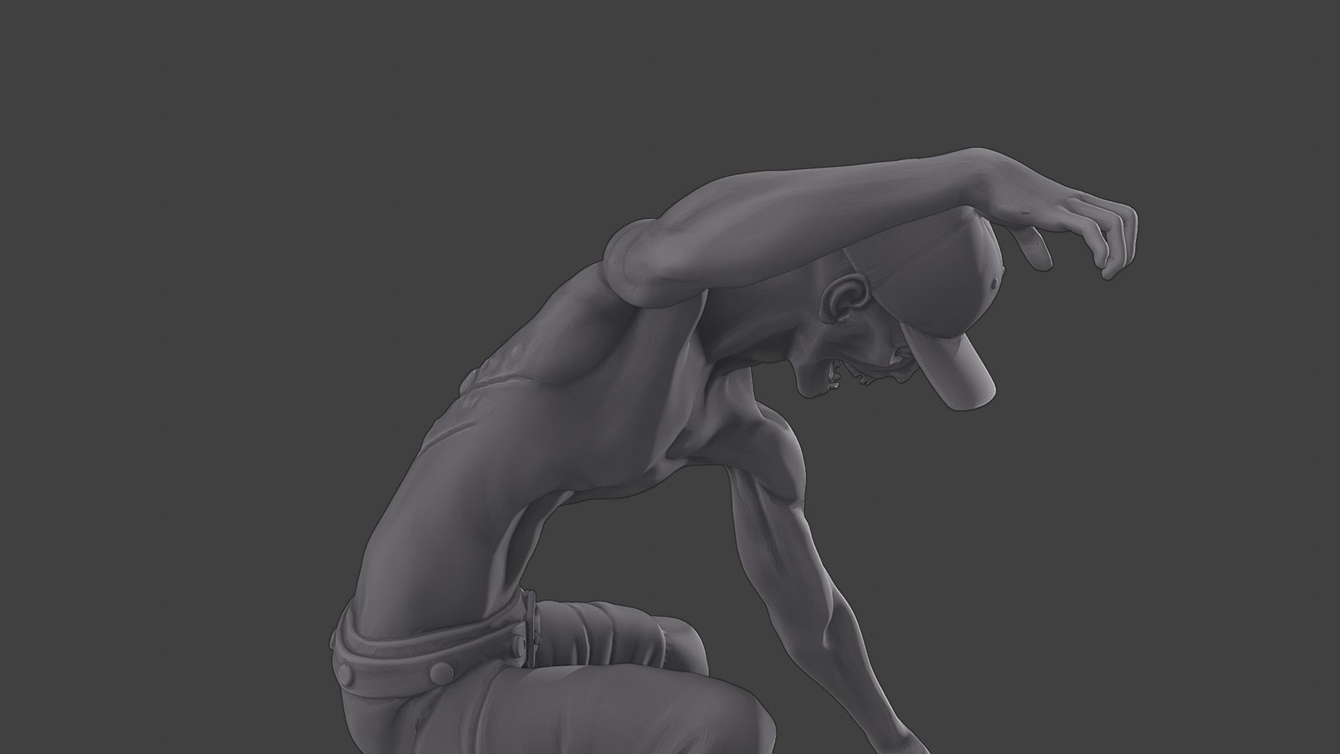 Casual Zombie CZ3 0008 3D print model_20