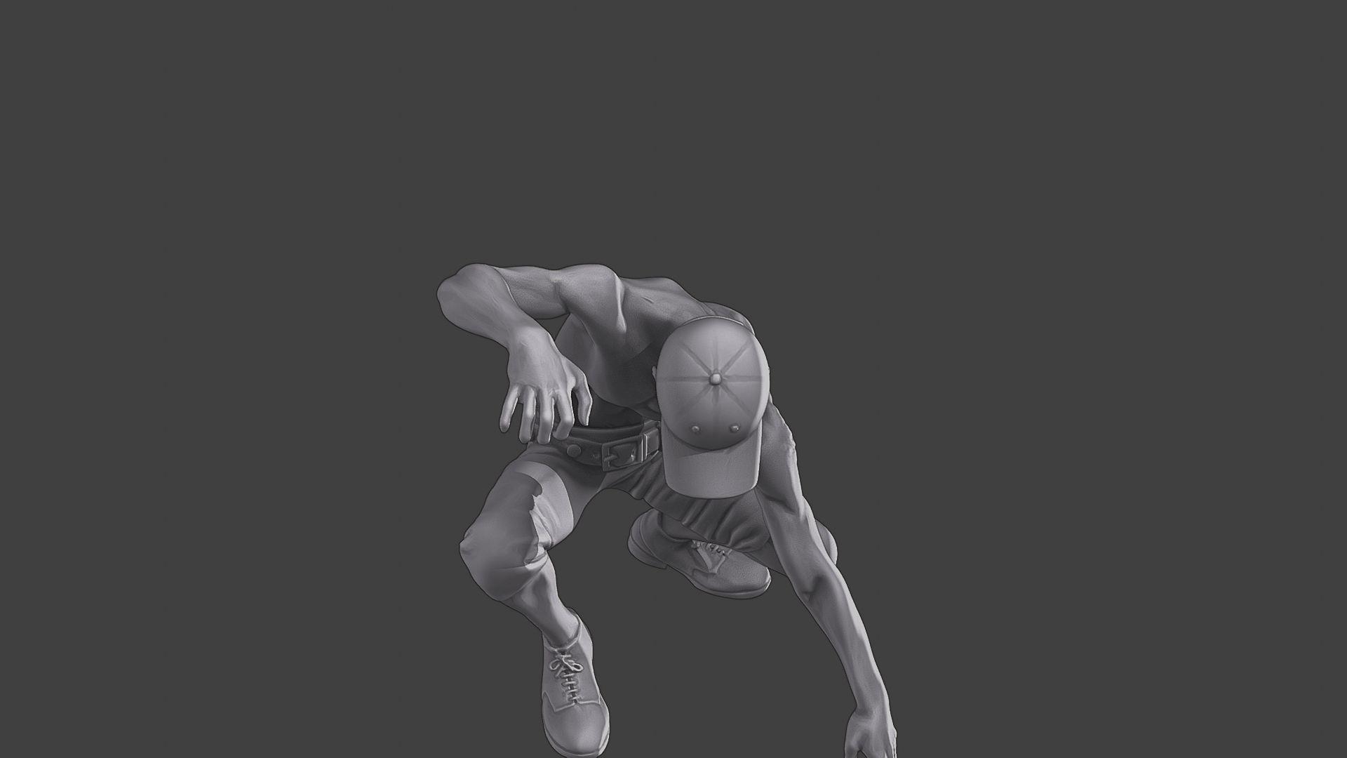 Casual Zombie CZ3 0008 3D print model_19