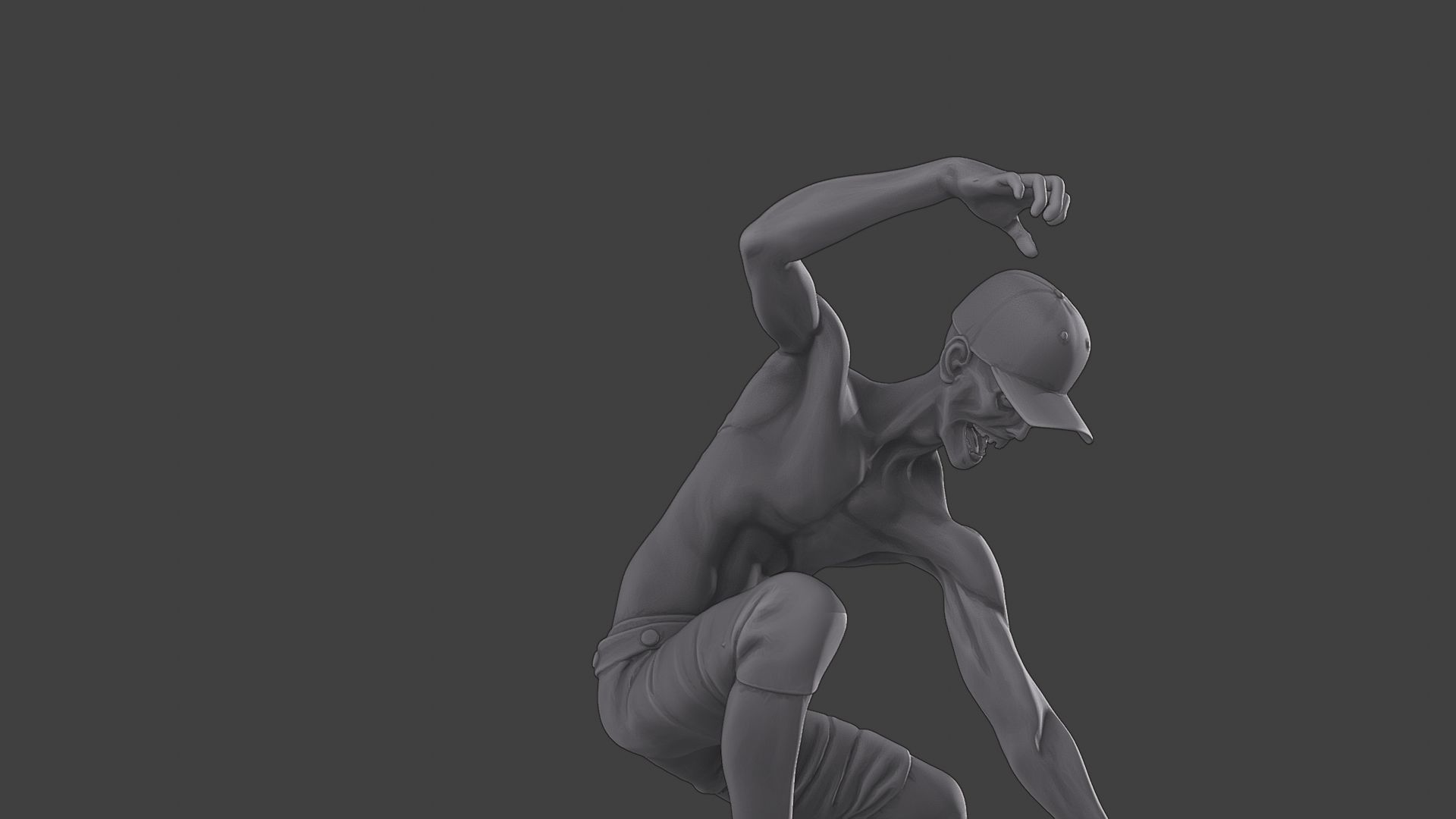 Casual Zombie CZ3 0008 3D print model_29
