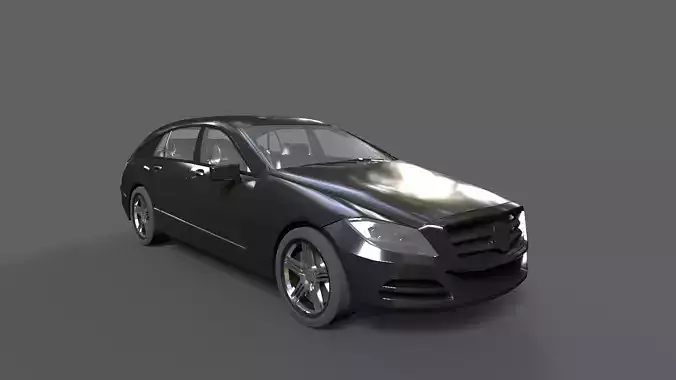 Mercedes-Benz CLS Model Low poly