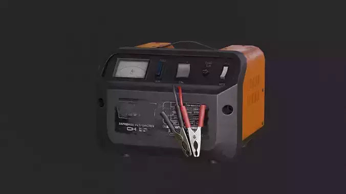 Battery Charger Low-poly 3D model