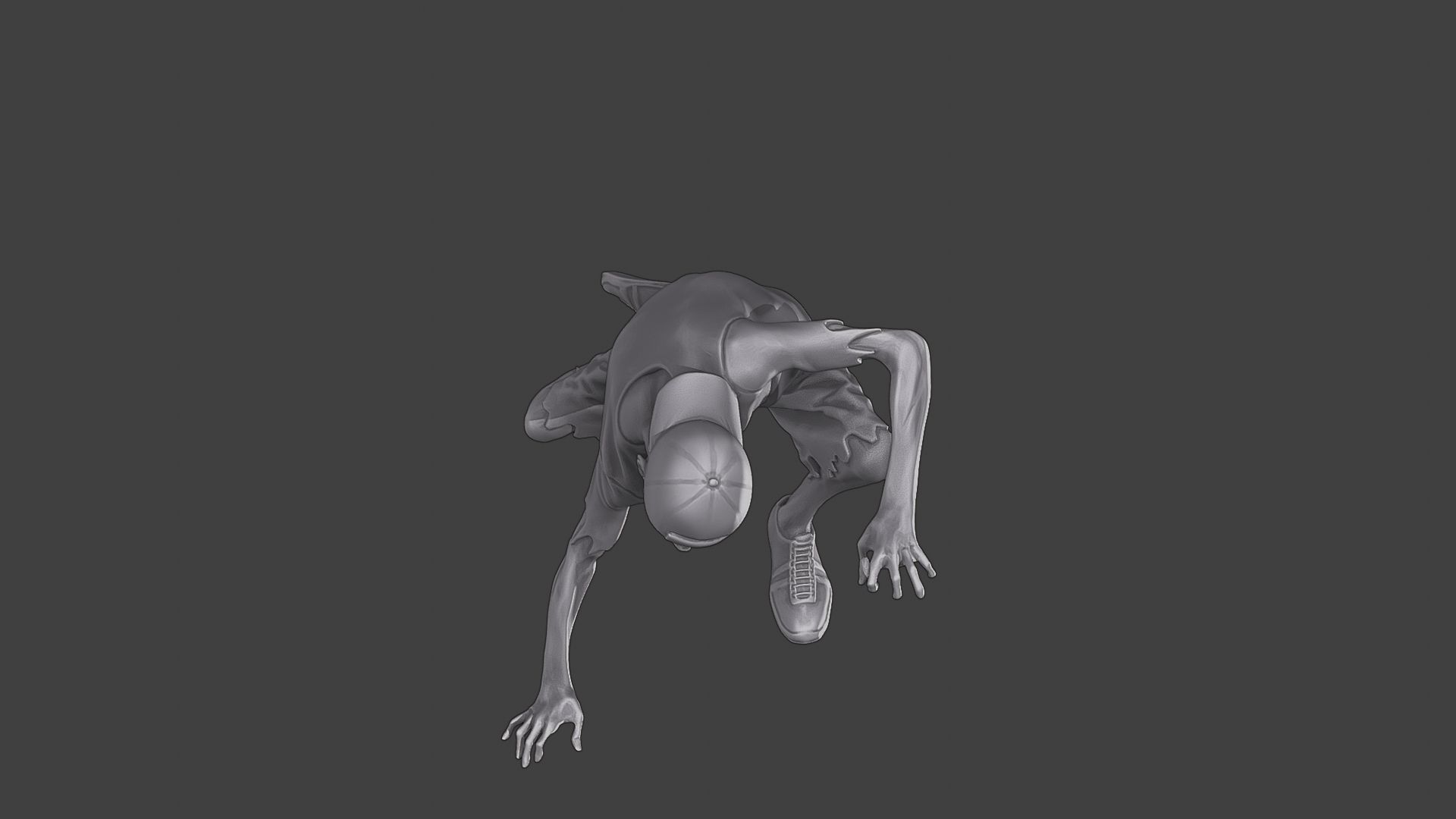 Casual Zombie CZ3 0009 3D print model_14