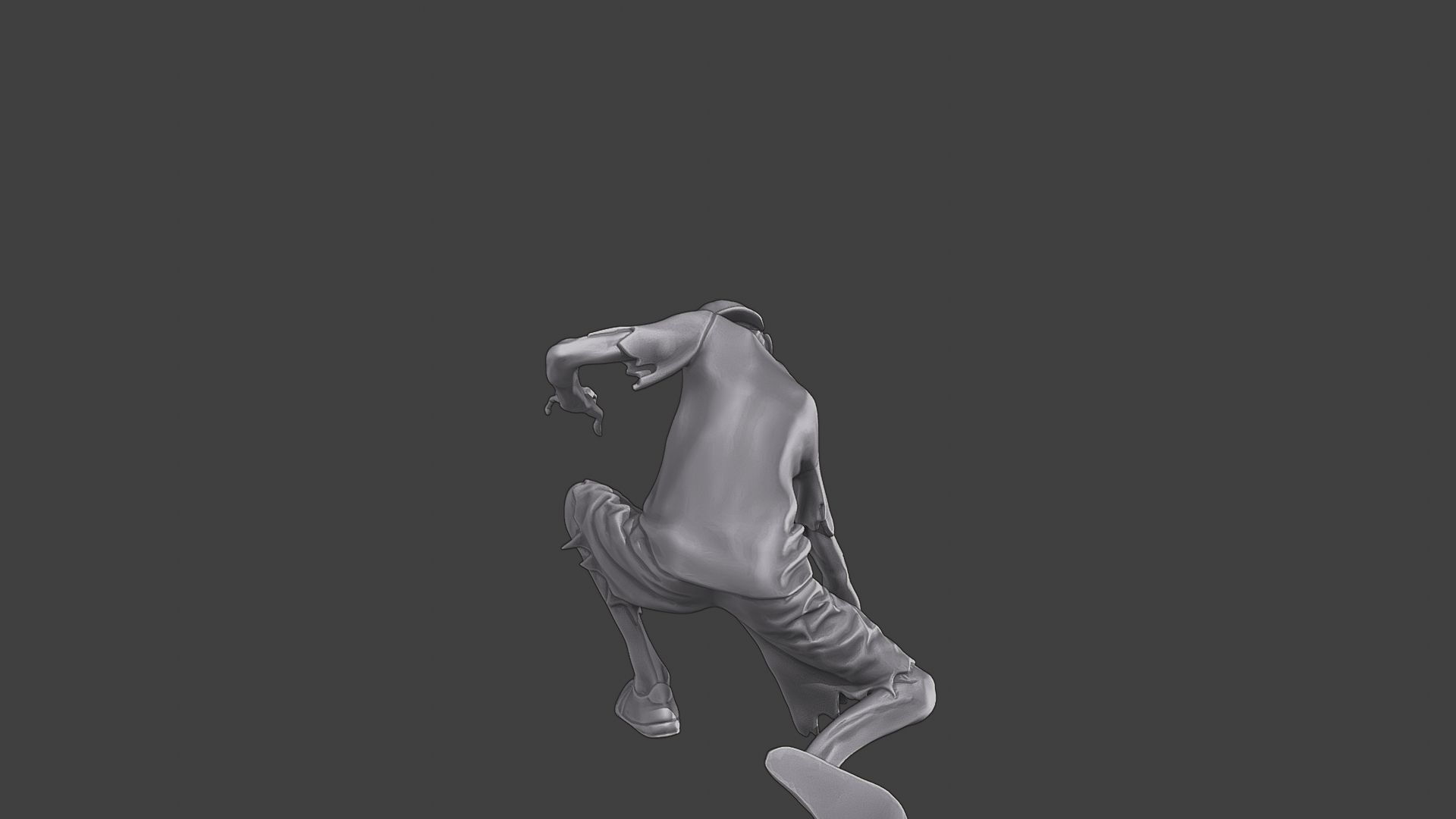 Casual Zombie CZ3 0009 3D print model_6