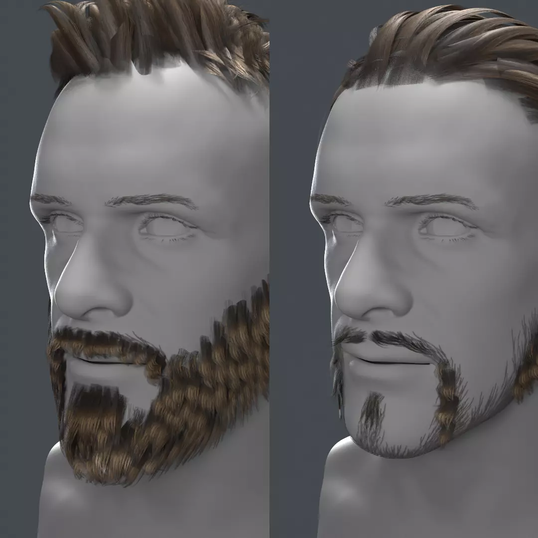 Hair Textures real time hair Texture