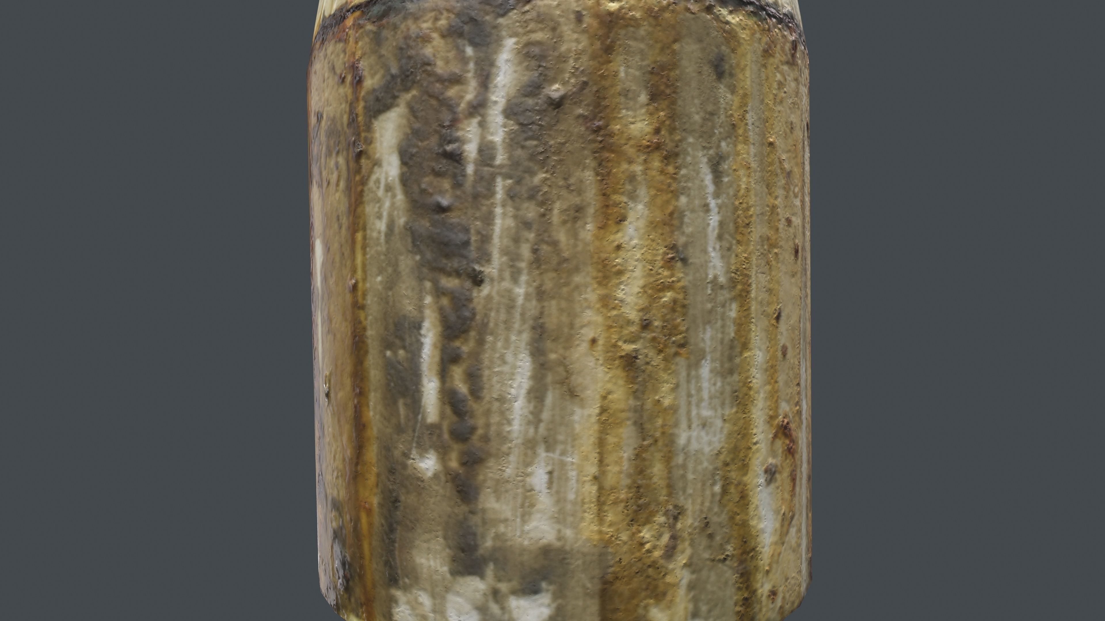 Dirty Bottle Low-poly 3D model_14