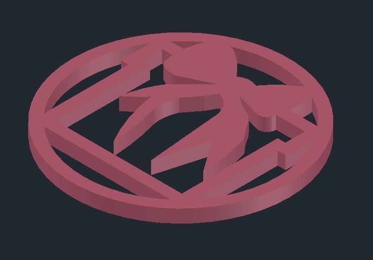 Christmas Coaster - Present 3D print model_1