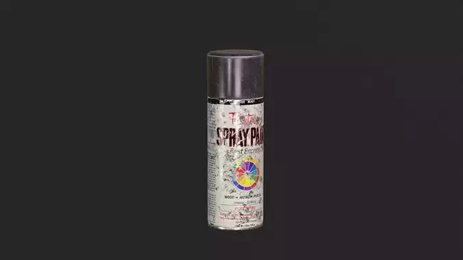 Spray Paint Low-poly 3D model