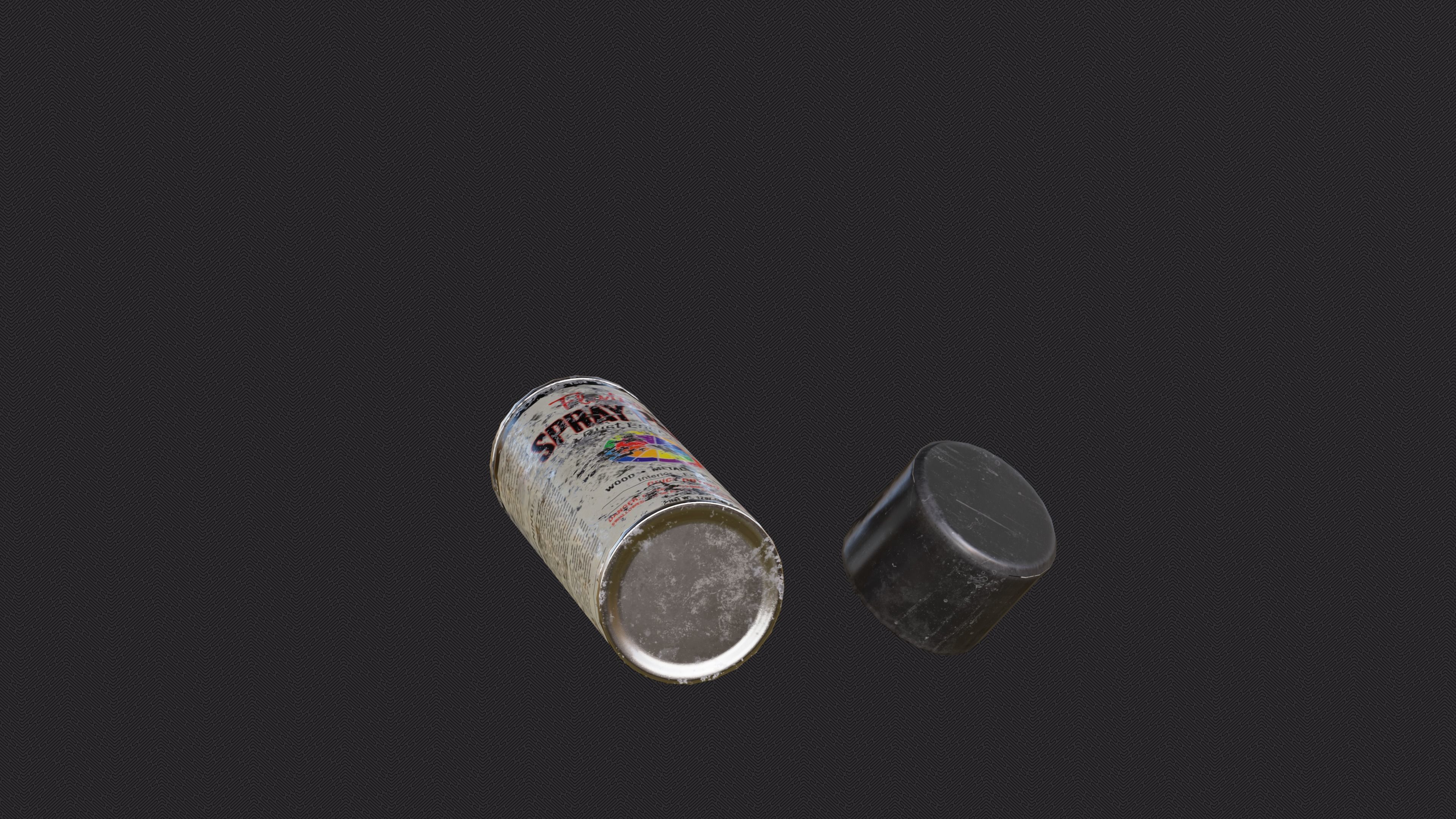 Spray Paint Low-poly 3D model_3