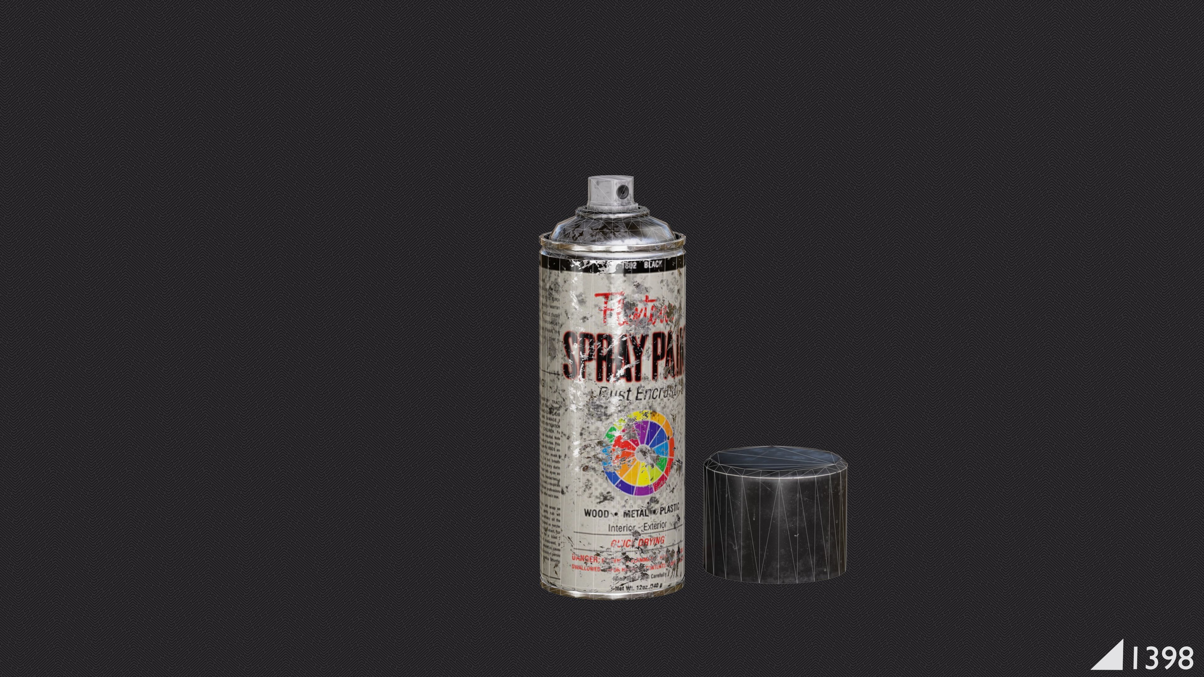 Spray Paint Low-poly 3D model_5