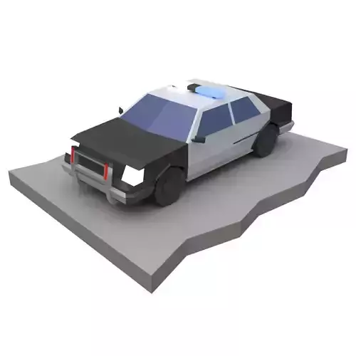 Police Car LowPoly
