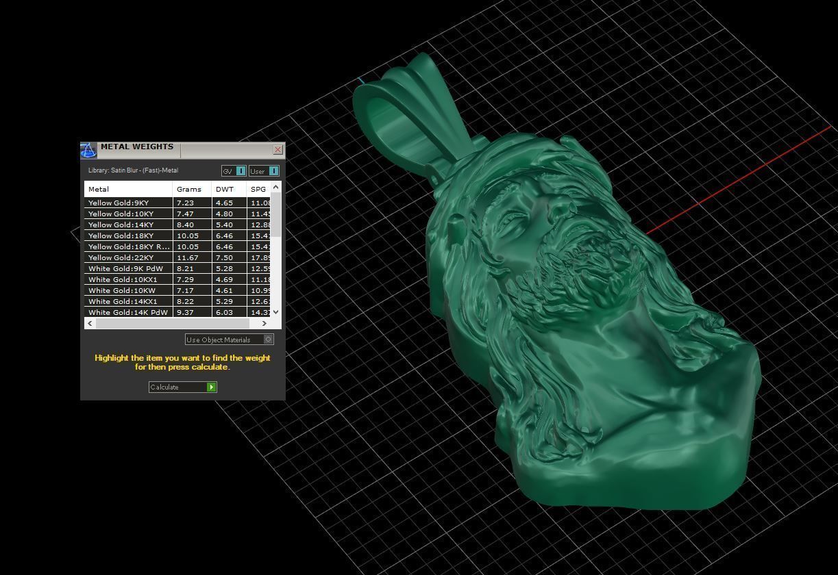 Jesus Pendant Free 3D print model_16