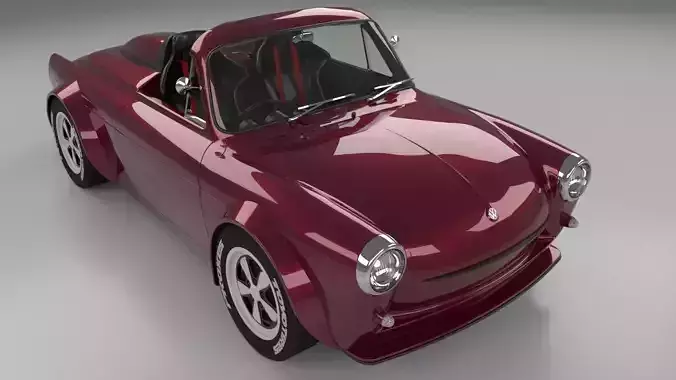 Volkswagen Type 3 cabriolet 3D model