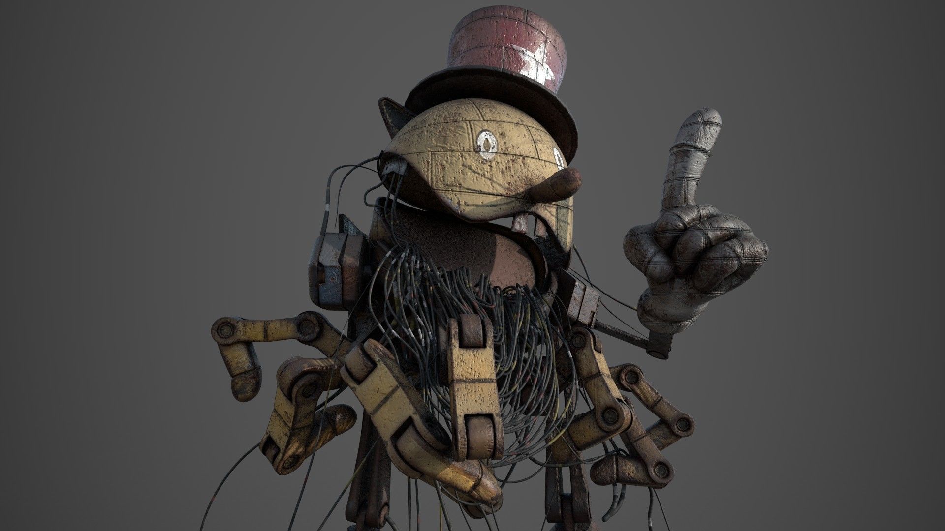 Robot monster 3D model_3