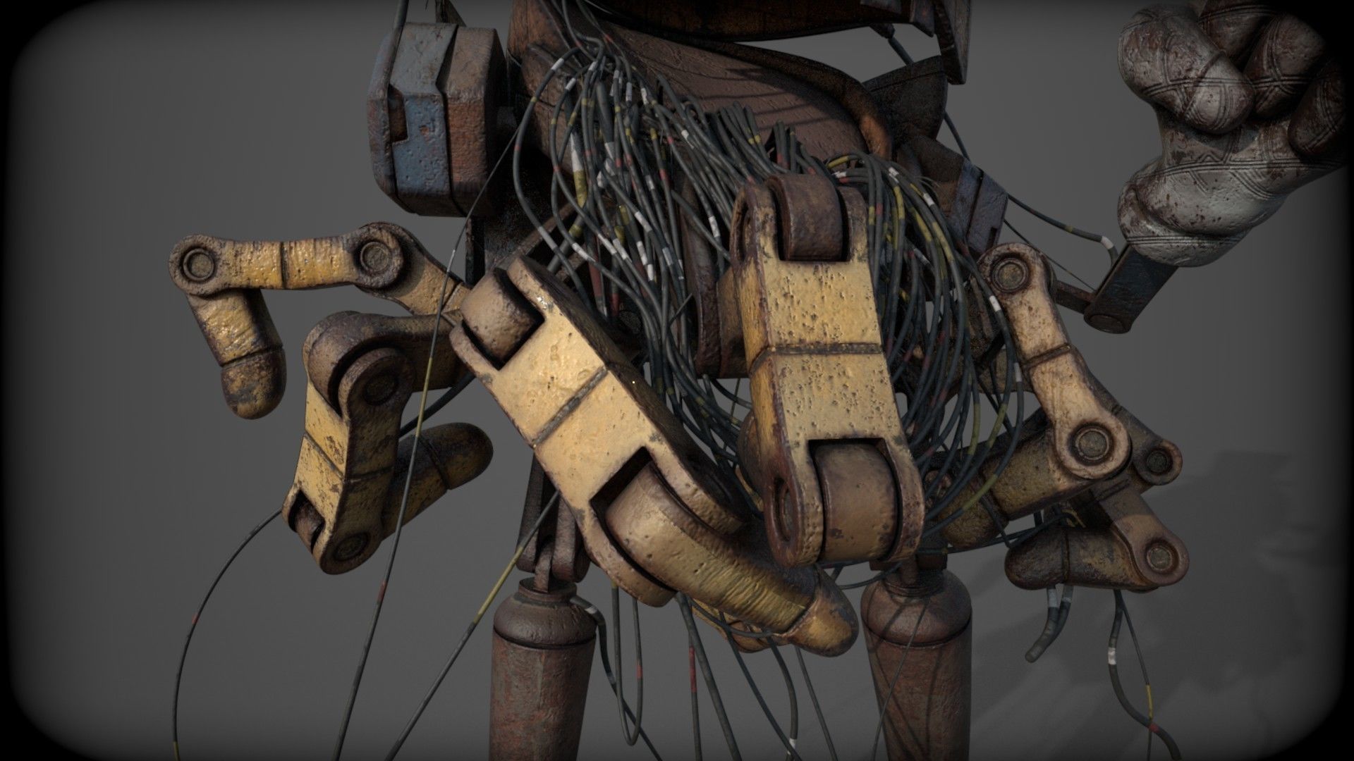 Robot monster 3D model_2