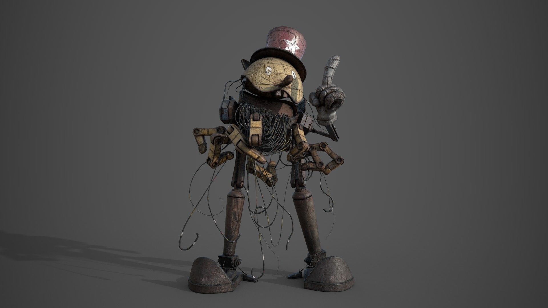 Robot monster 3D model_1