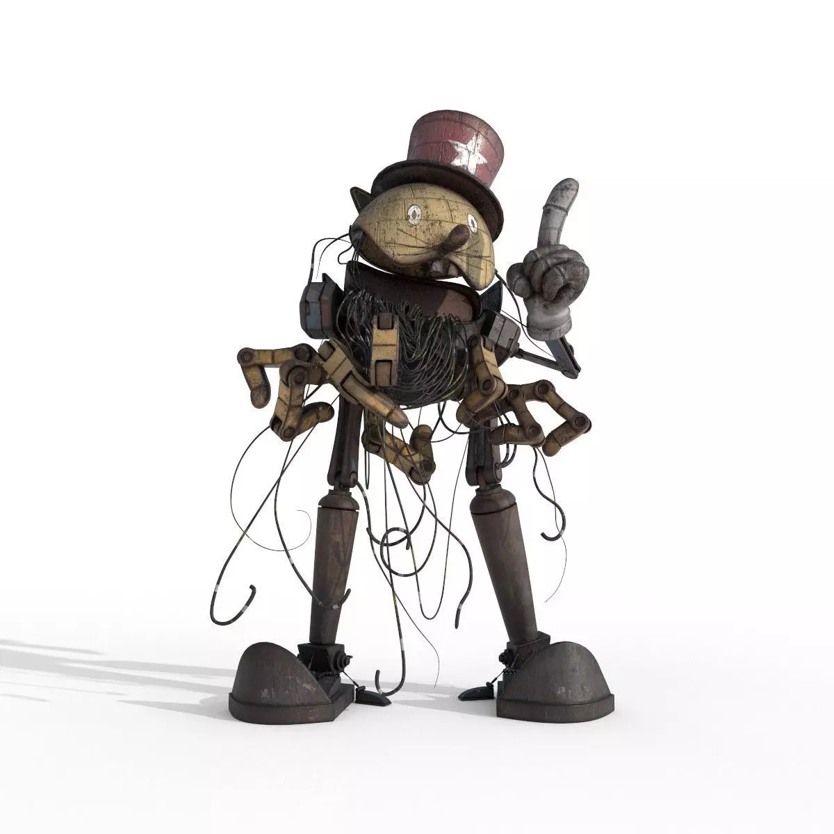 Robot monster 3D model_0