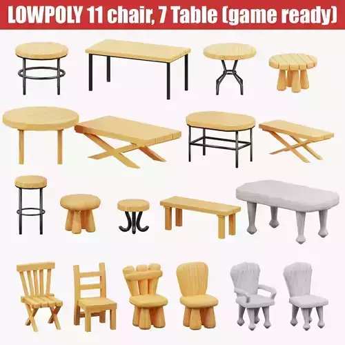Chairs and Tables asset