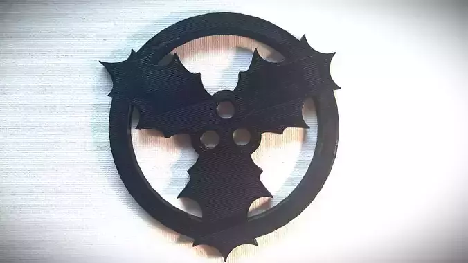 Christmas Coaster - Triple Holly 3D print model