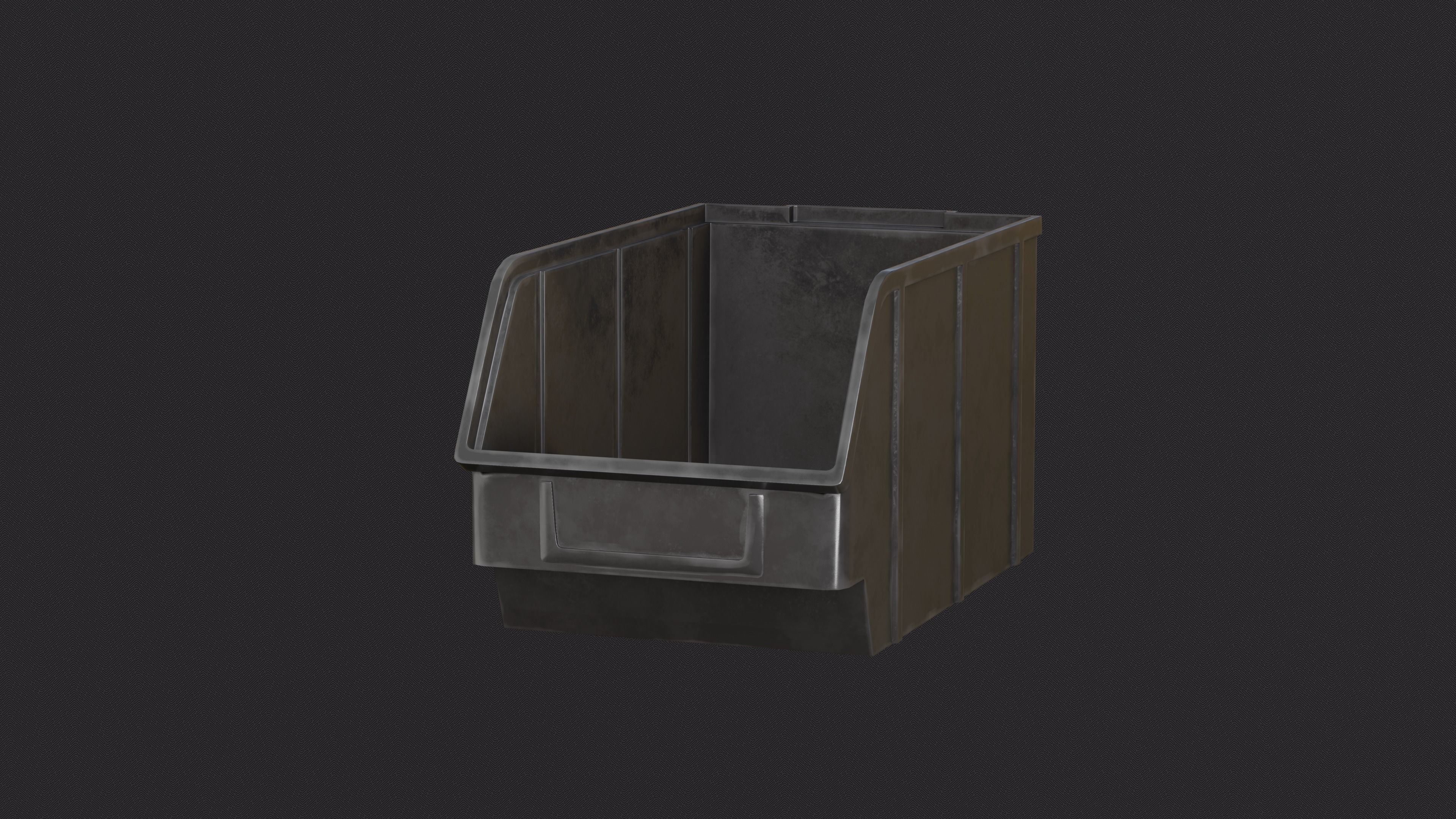 Screw Box Low-poly 3D model_2