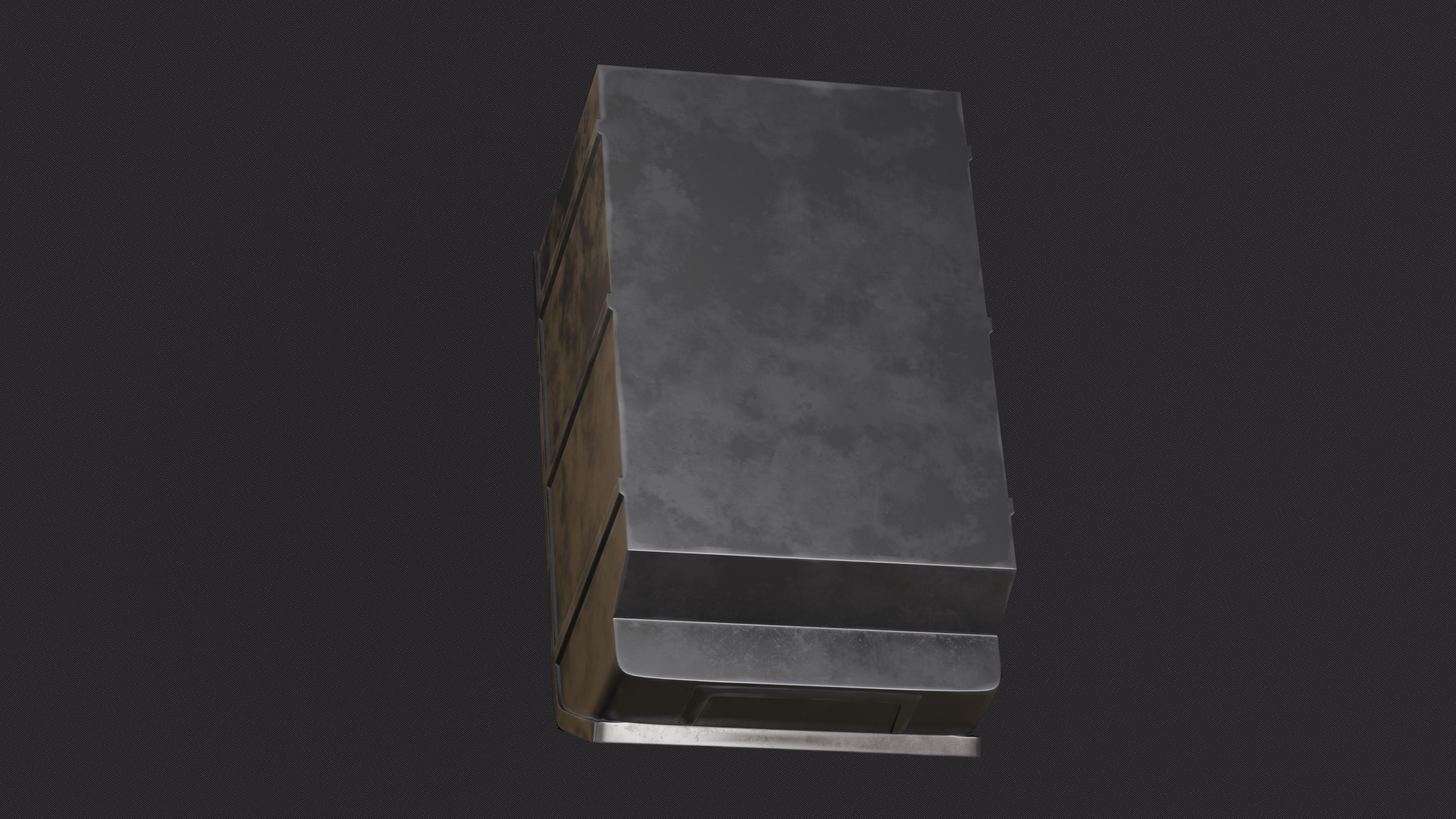 Screw Box Low-poly 3D model_4