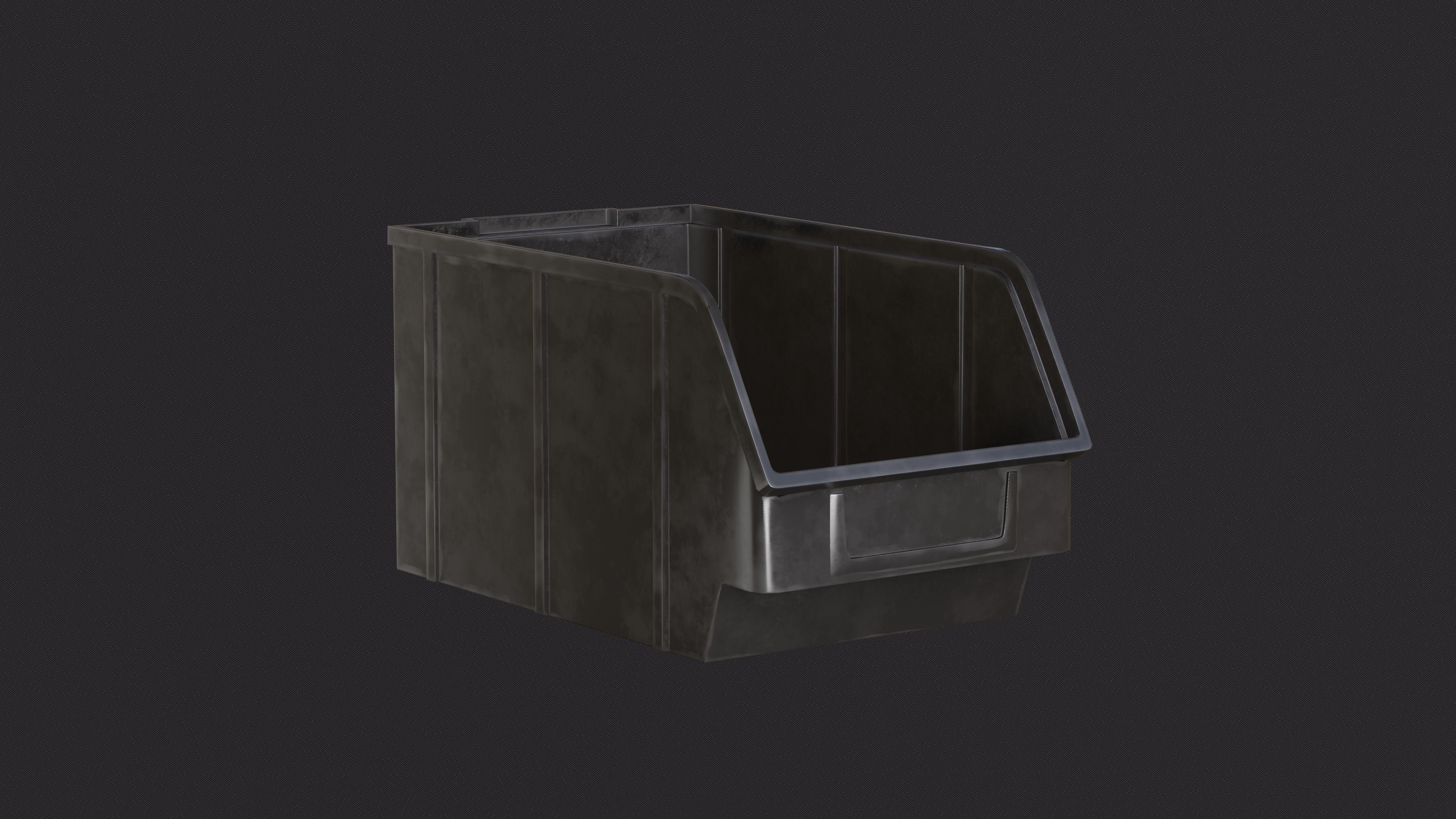 Screw Box Low-poly 3D model_1