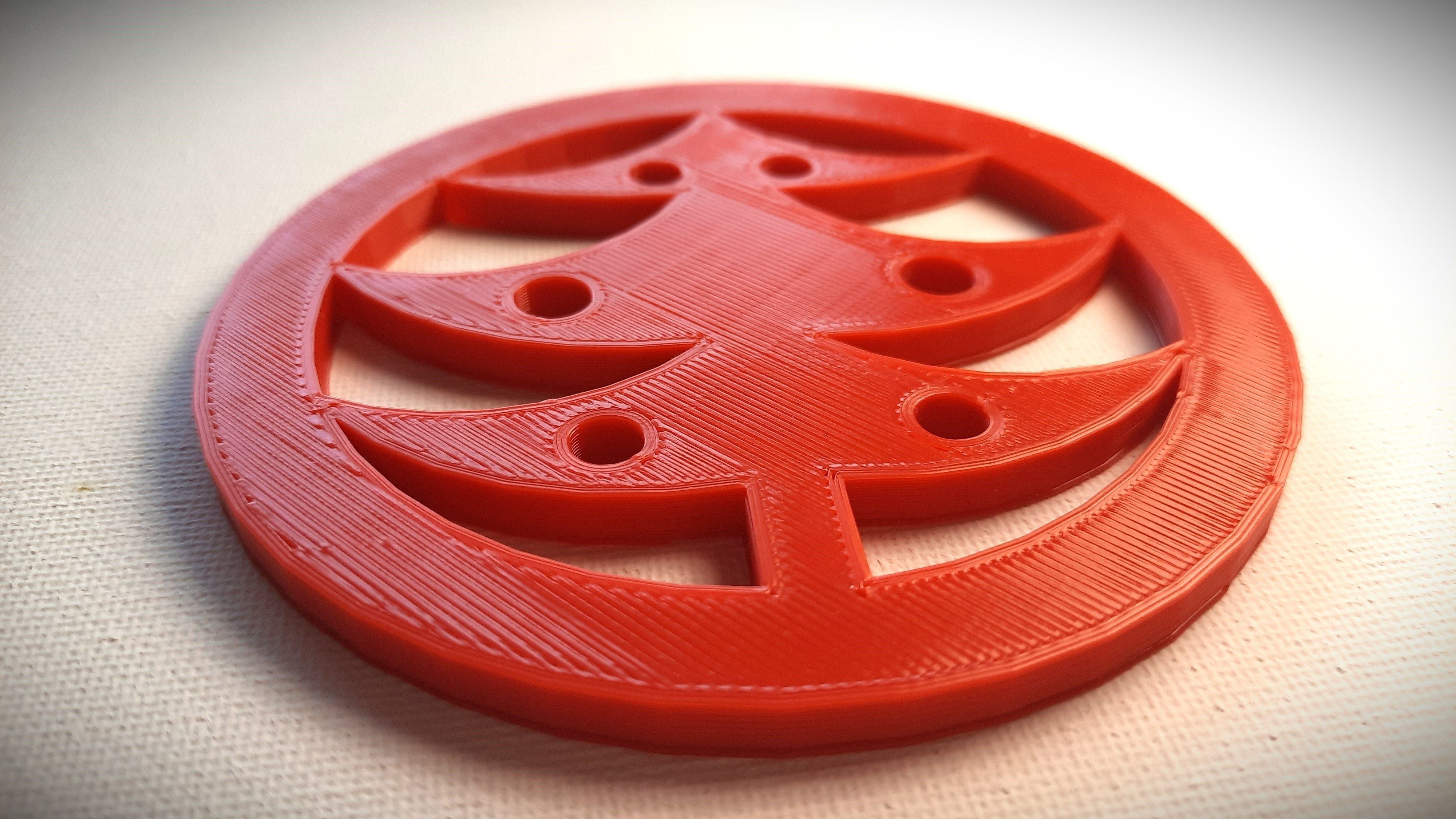 Christmas Coaster - Christmas tree 3D print model_1