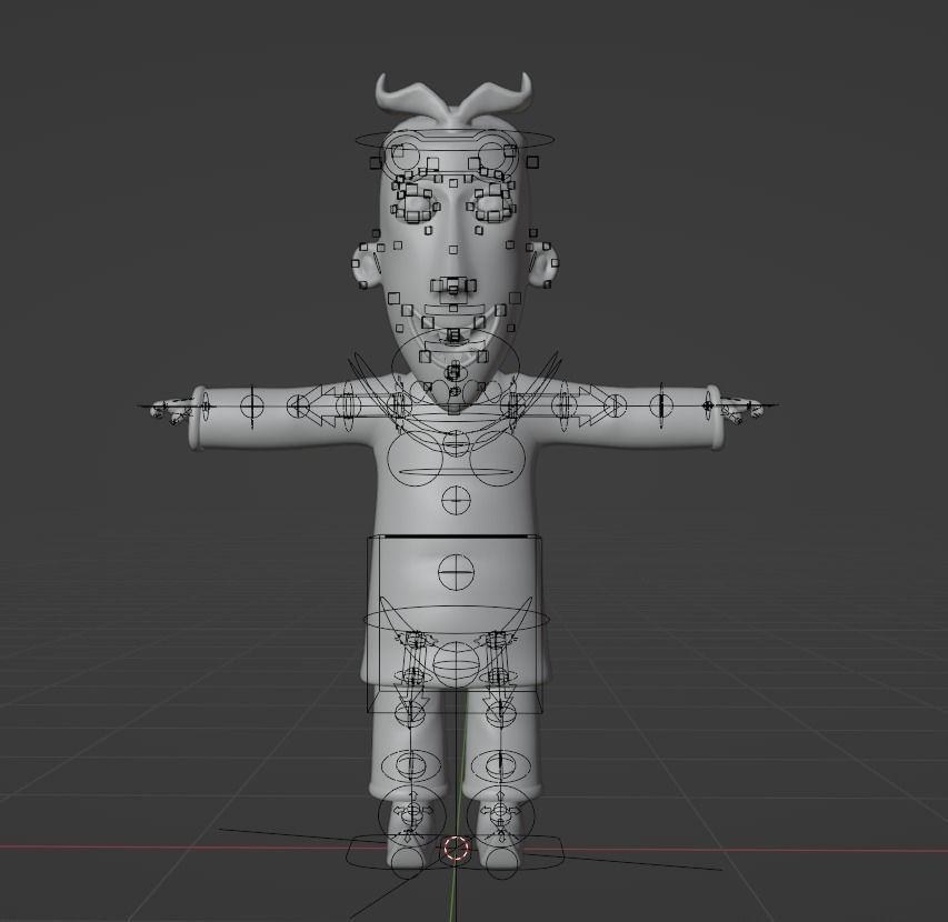 Lock - the strange world of jack Low-poly 3D model_3