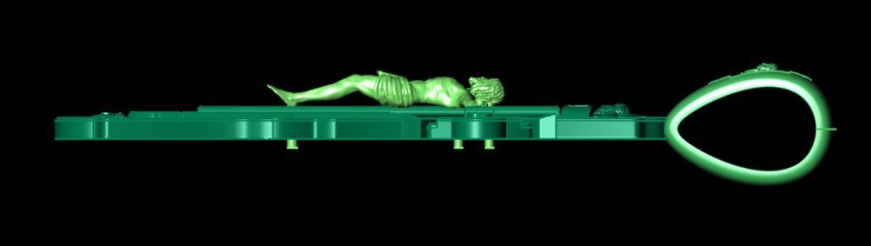 Pendant cross od43 3D print model_7