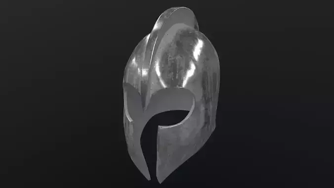 Medieval Helmet 3D Model AR VR