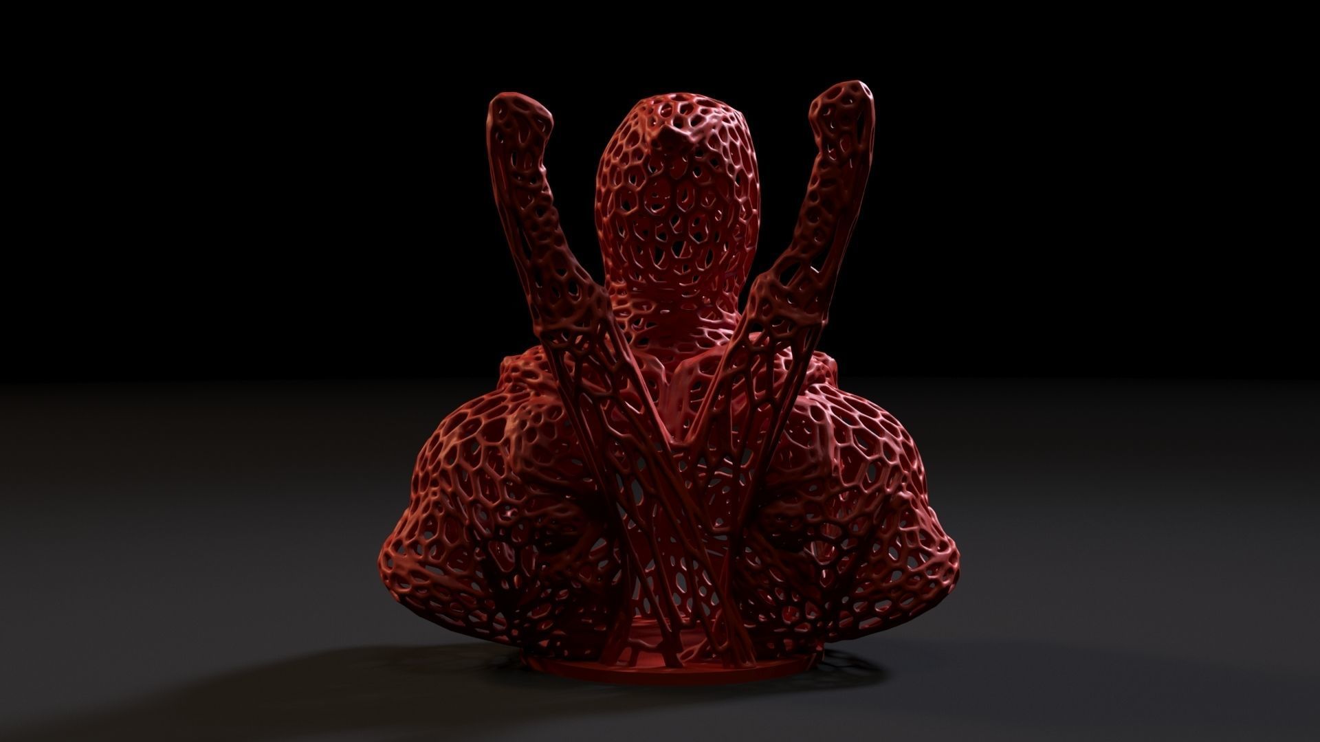 Deadpool 2 sculpture 3D print model_4