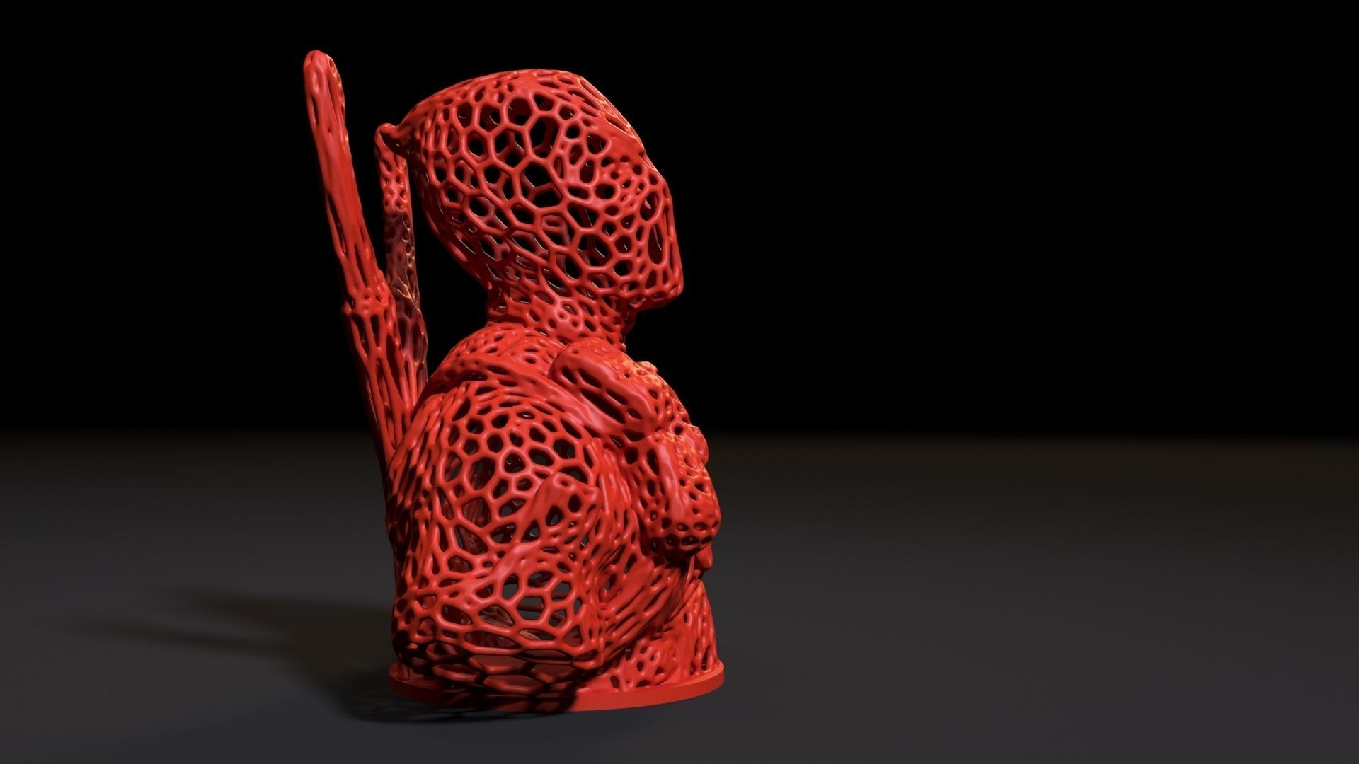 Deadpool 2 sculpture 3D print model_6