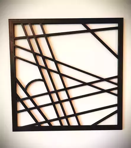Wall Decor Lines - 1 Arch 3D print model