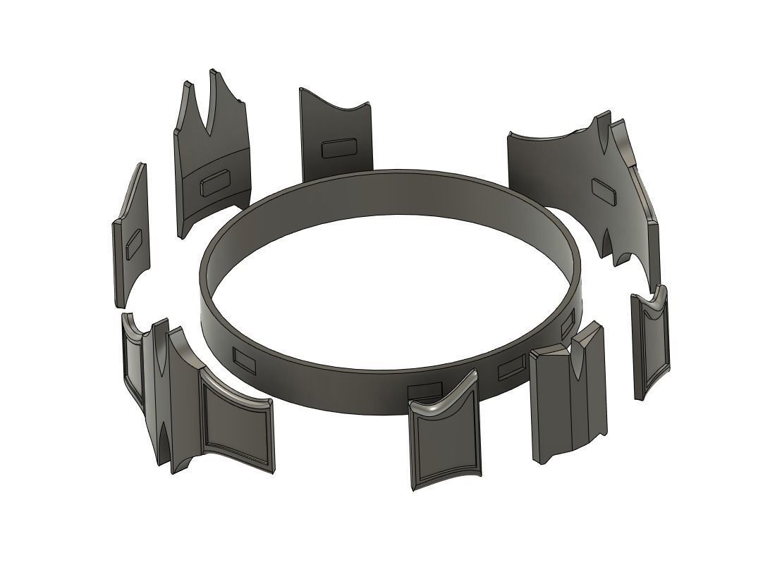 Targaryen Crown - Aegon The Conqueror - House Of The Dragon 3D print model_4