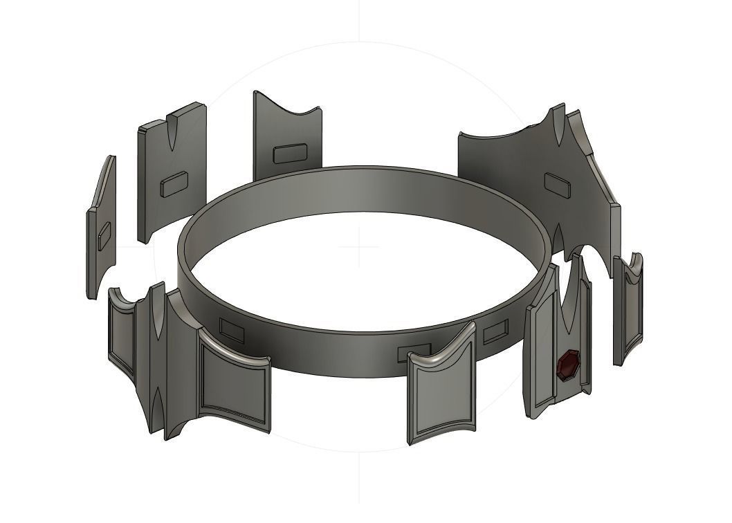 Targaryen Crown - Aegon The Conqueror - House Of The Dragon 3D print model_3