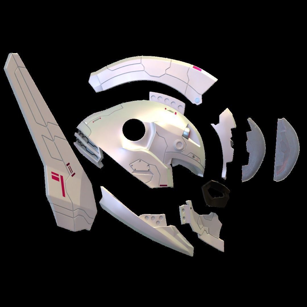  XFG-02 Lfrith Gundam for 3d printing and Cosplay 3D print model_5