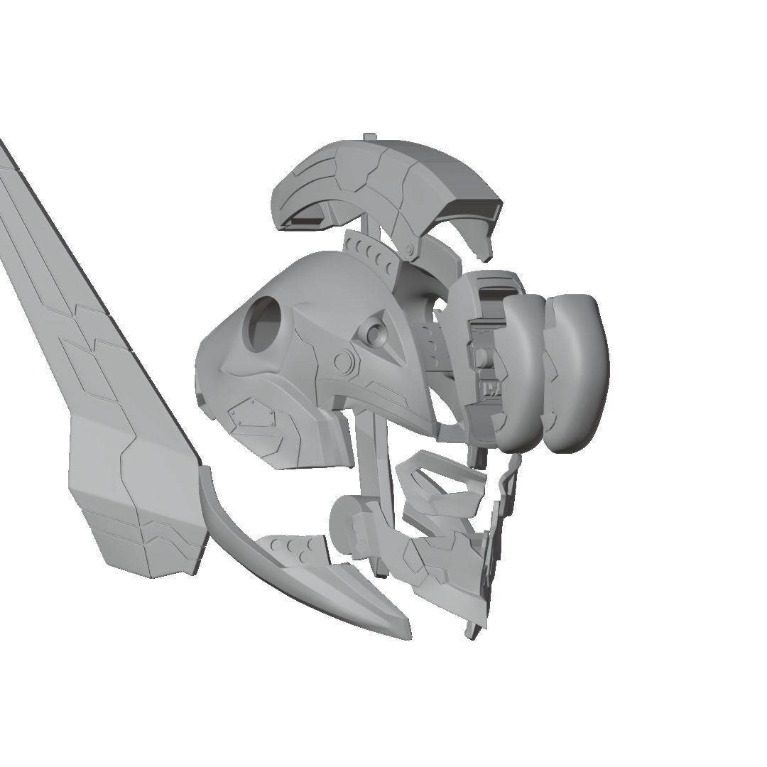  XFG-02 Lfrith Gundam for 3d printing and Cosplay 3D print model_9