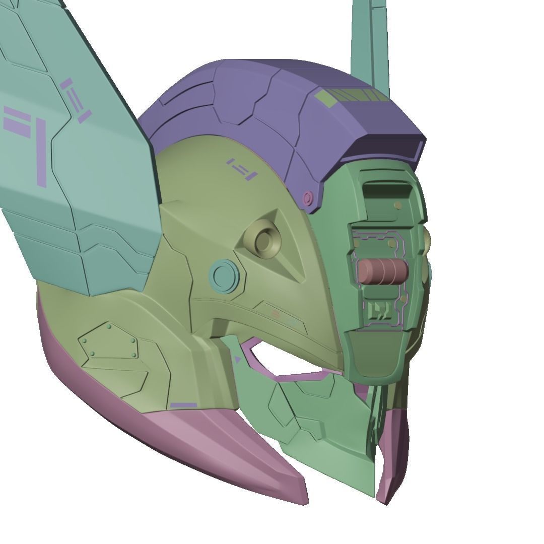  XFG-02 Lfrith Gundam for 3d printing and Cosplay 3D print model_32