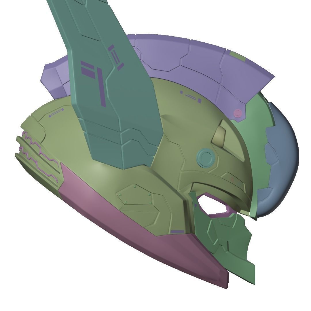  XFG-02 Lfrith Gundam for 3d printing and Cosplay 3D print model_34