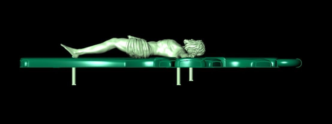 Pendant cross od45 3D print model_6