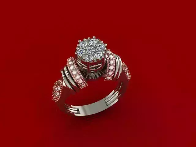 queen soliter ring