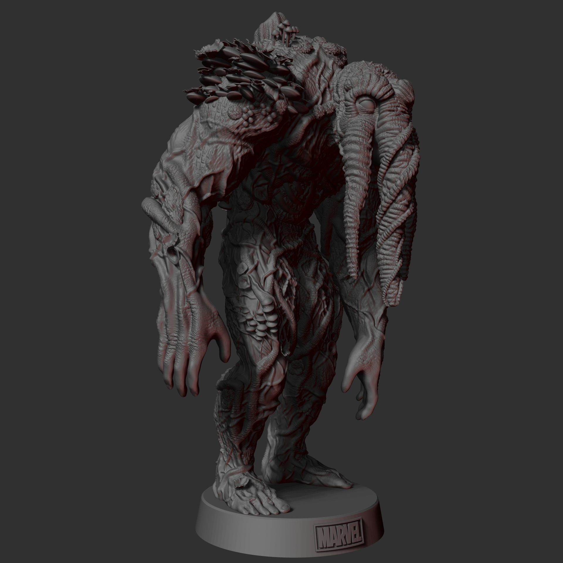 Man-Thing - Werewolf by Night Movie Version 3D print model_21