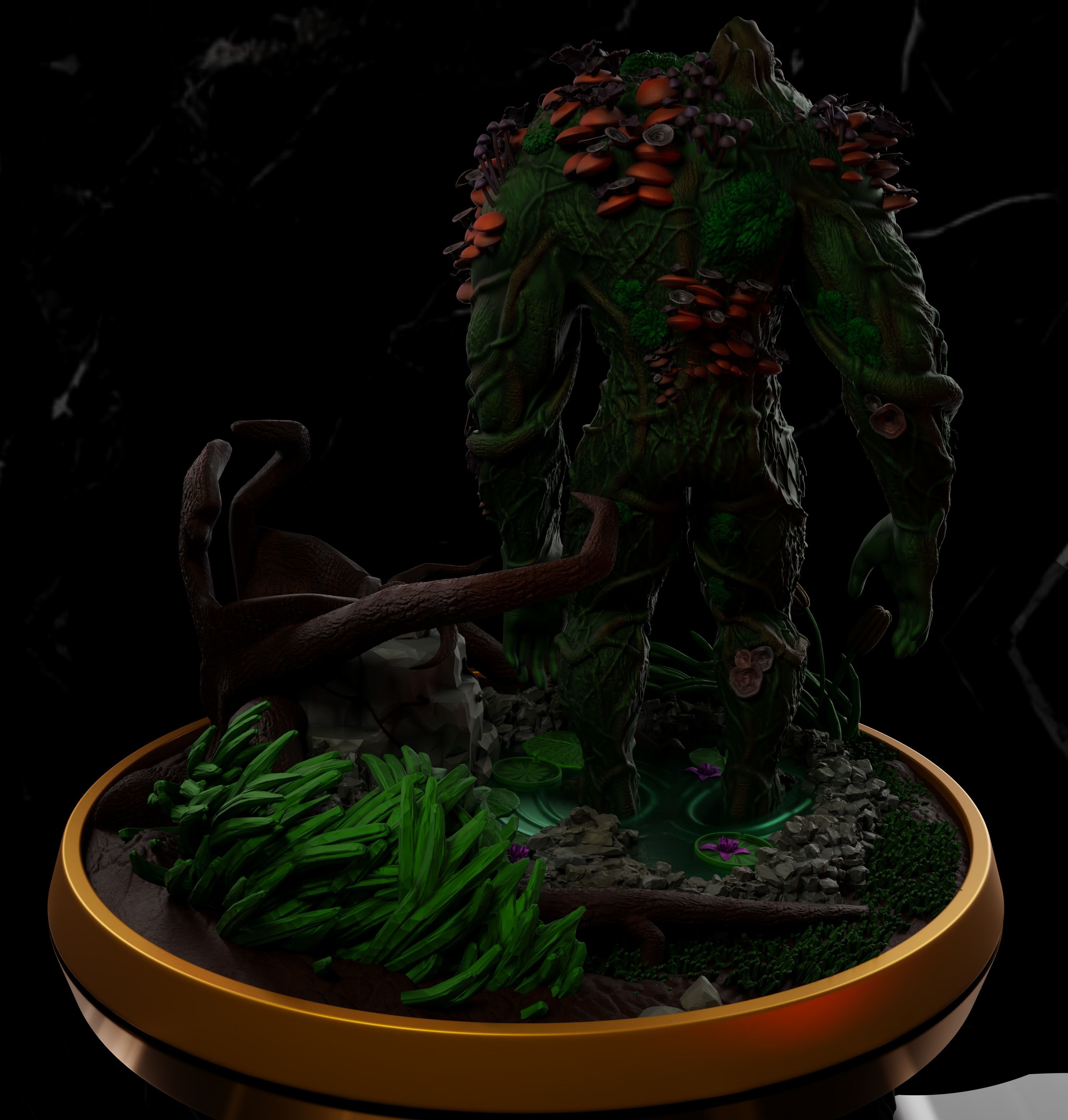 Man-Thing - Werewolf by Night Movie Version 3D print model_3