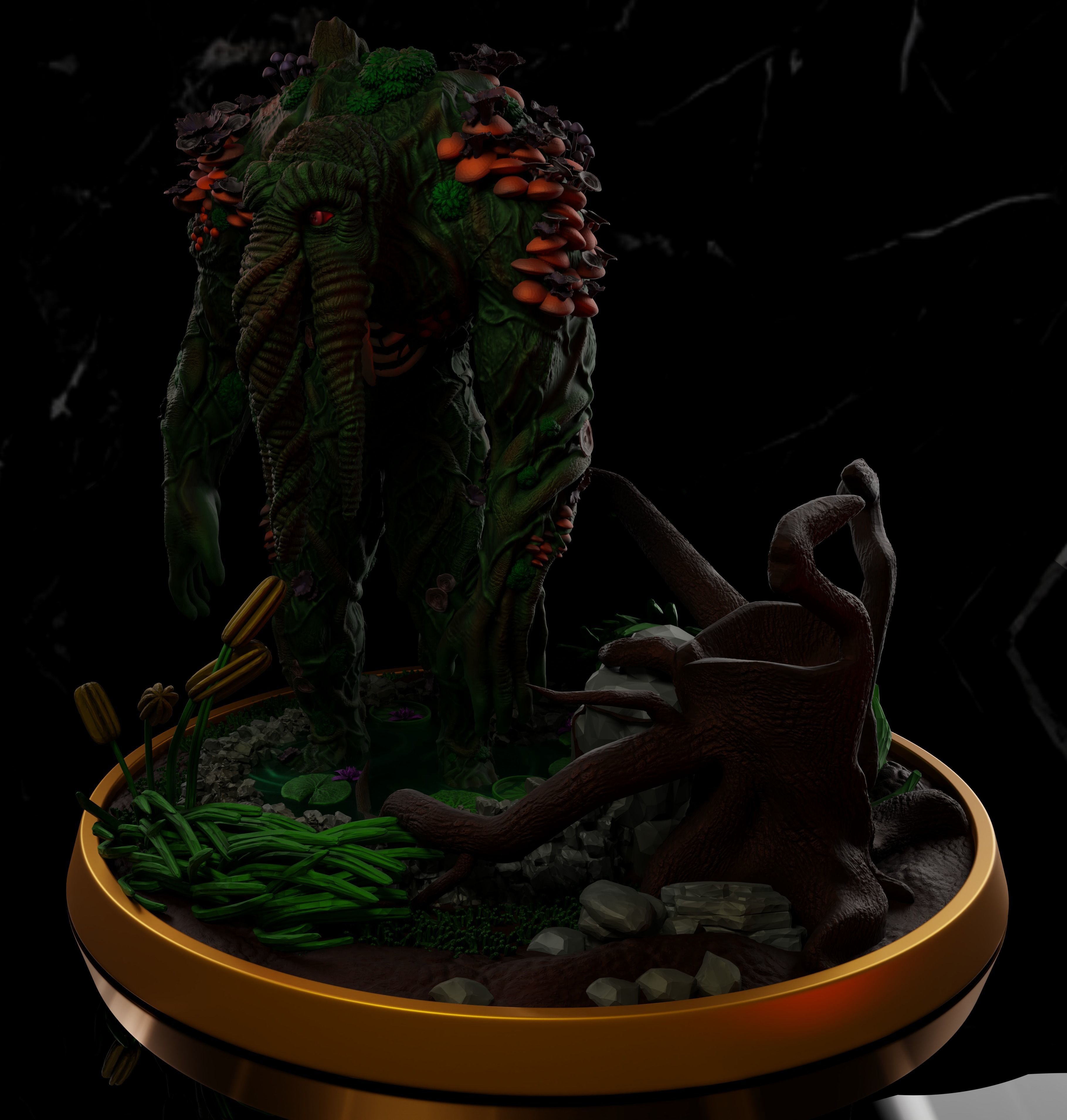 Man-Thing - Werewolf by Night Movie Version 3D print model_2