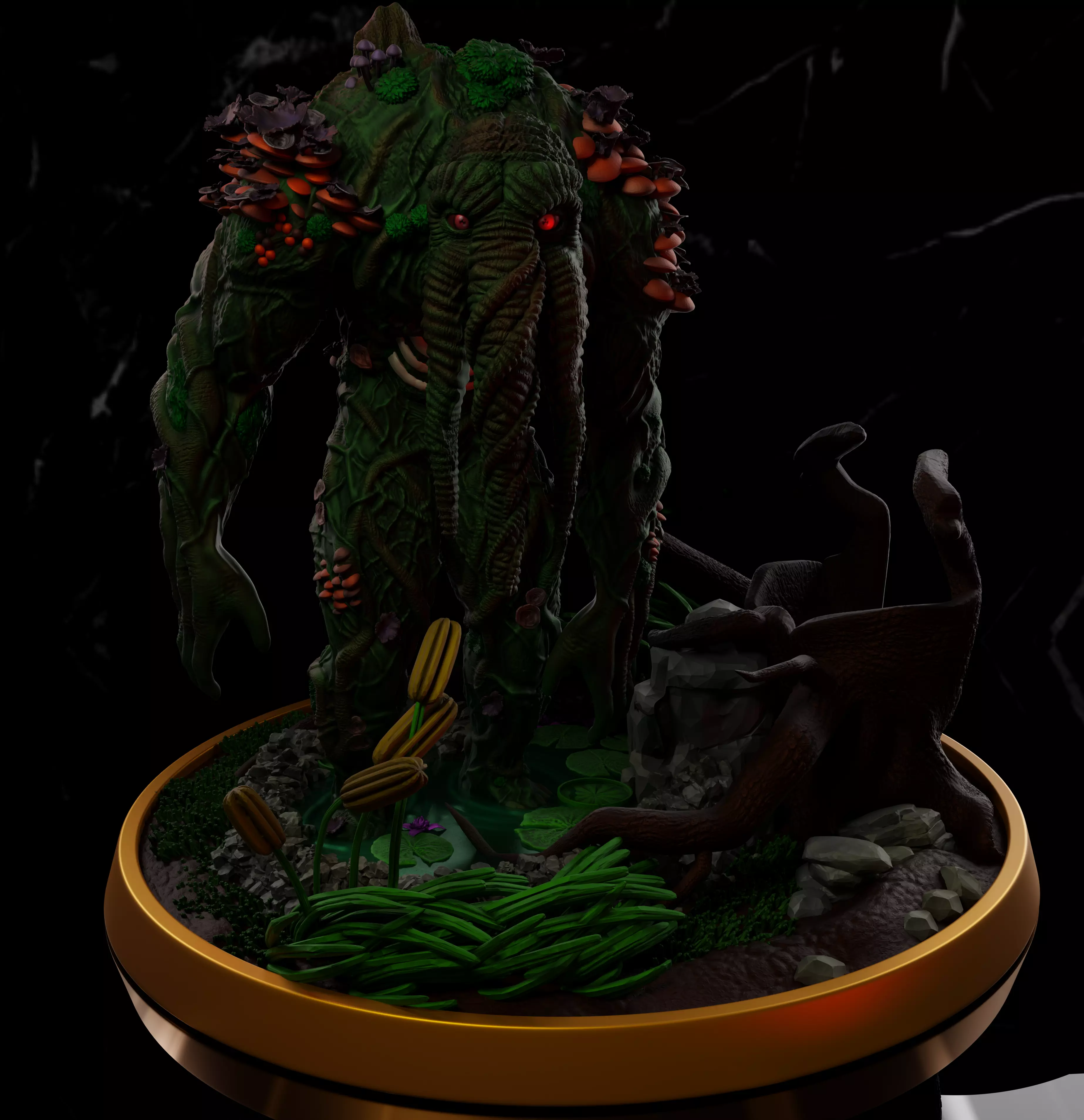 Man-Thing - Werewolf by Night Movie Version 3D print model_0