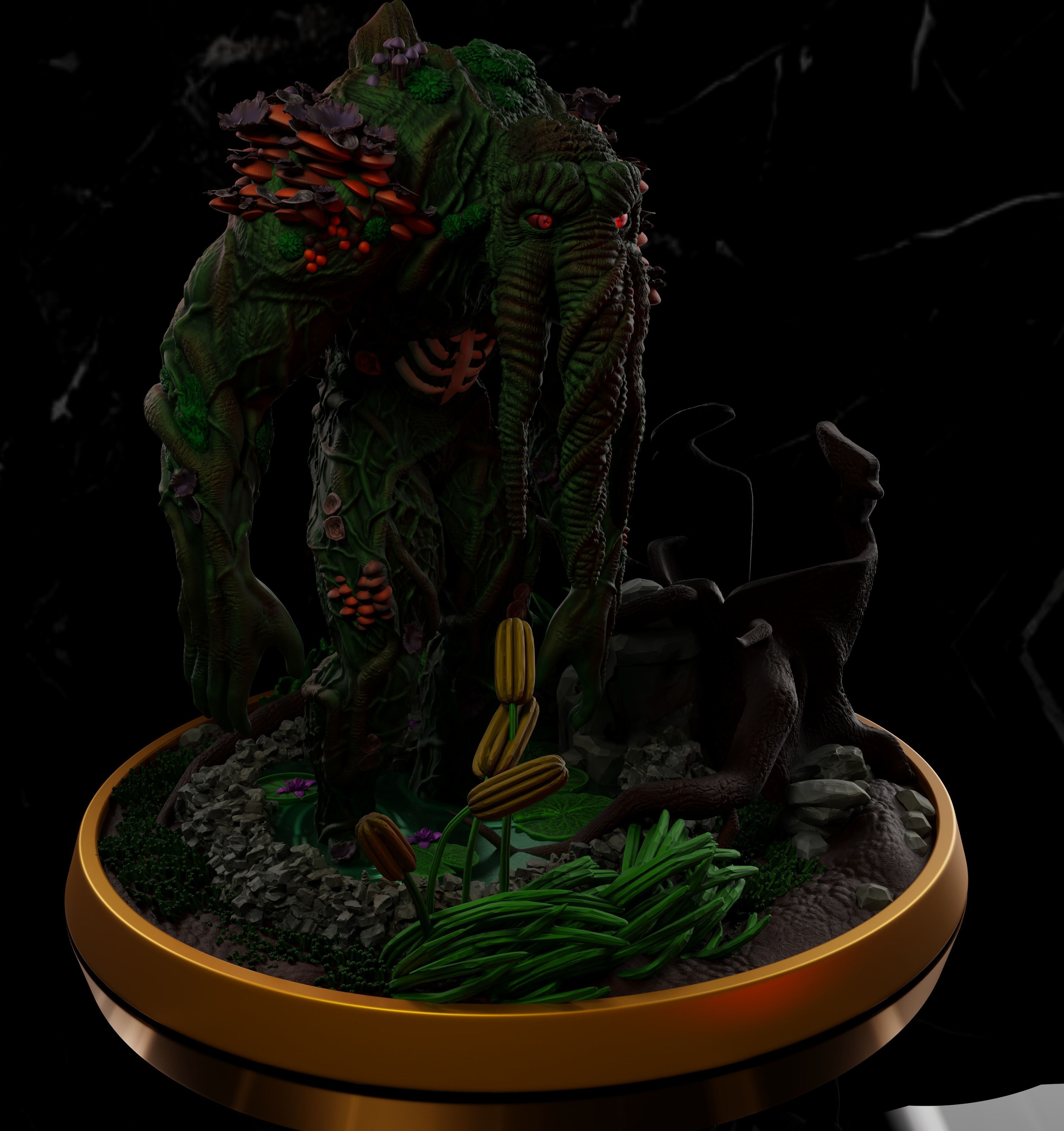 Man-Thing - Werewolf by Night Movie Version 3D print model_1