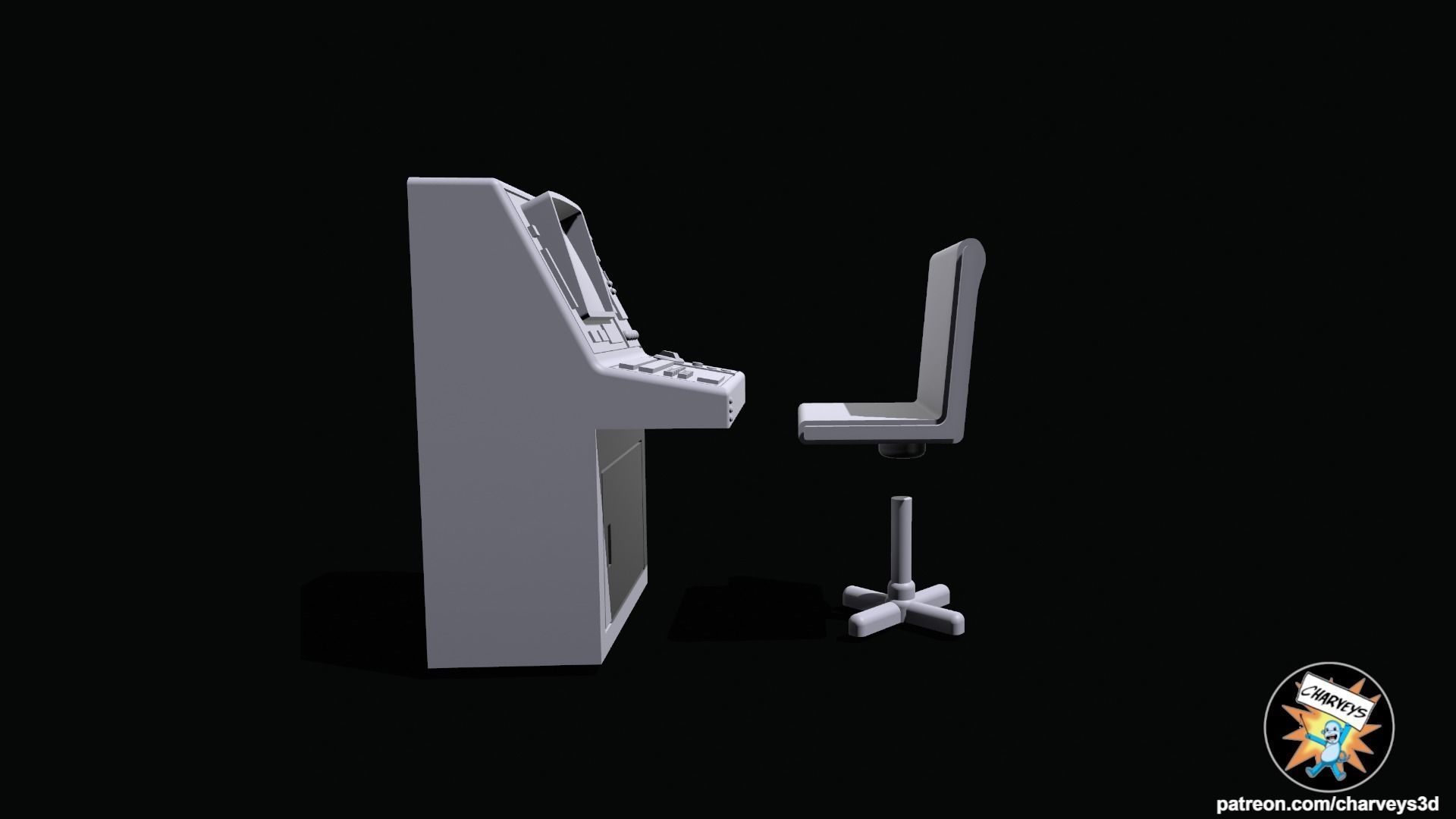 Star Wars Star Destroyer Bridge Diorama for action figures 3D print model_22