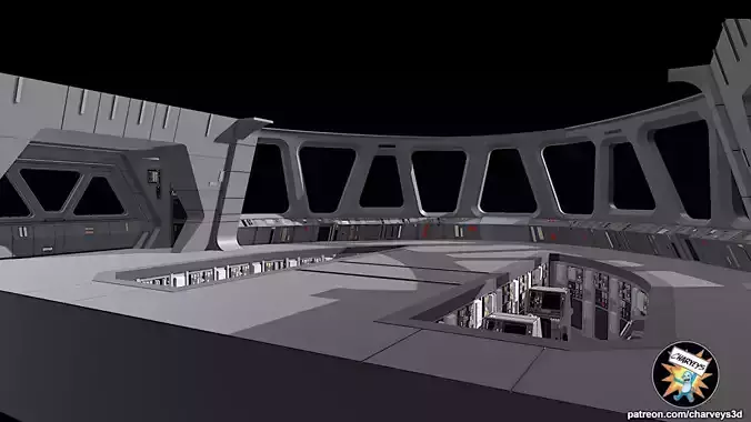 Star Wars Star Destroyer Bridge Diorama for action figures