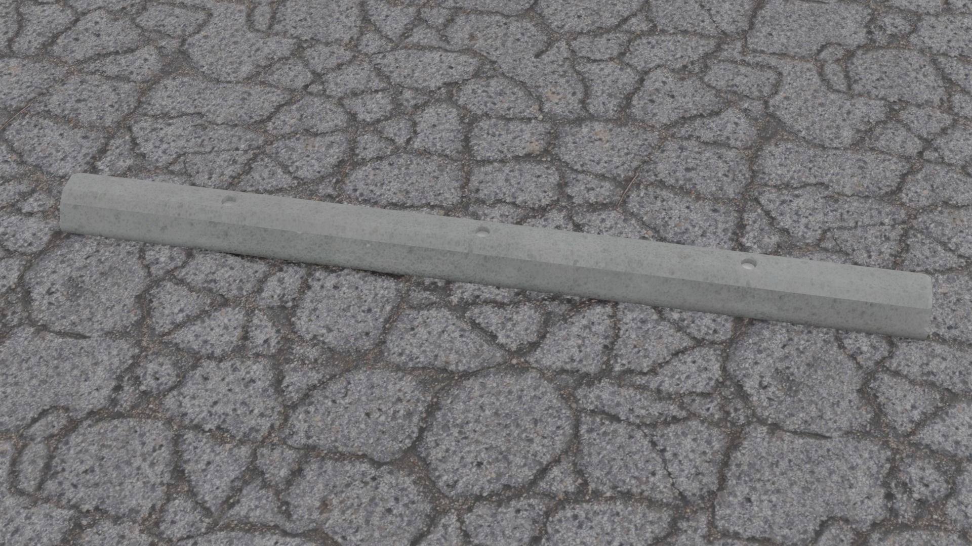 Parking Block 2 Low-poly 3D model_5