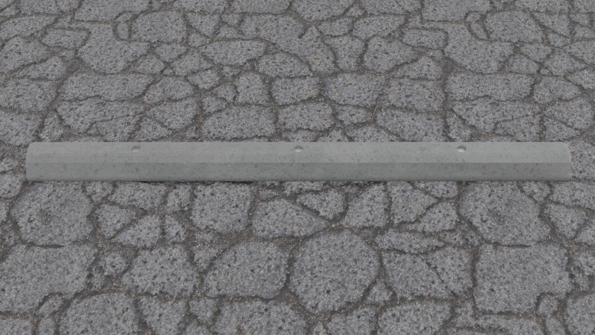 Parking Block 2 Low-poly 3D model_4